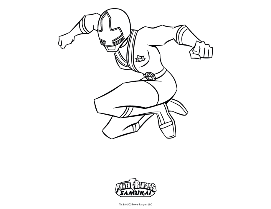 Dessin à colorier: Power Rangers (Super-héros et Super-vilains) #49990 - Coloriages à Imprimer Gratuits