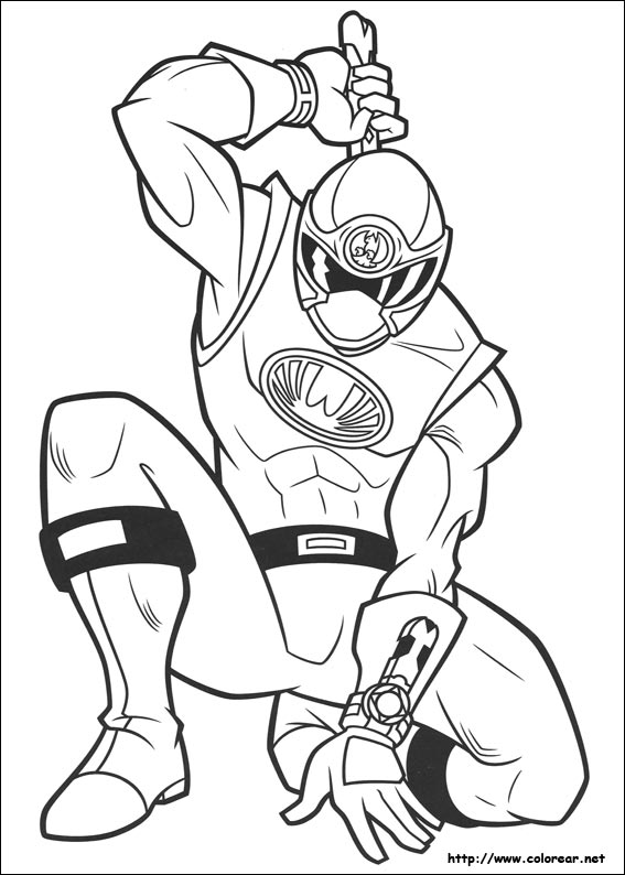 Dessin à colorier: Power Rangers (Super-héros et Super-vilains) #49993 - Coloriages à Imprimer Gratuits