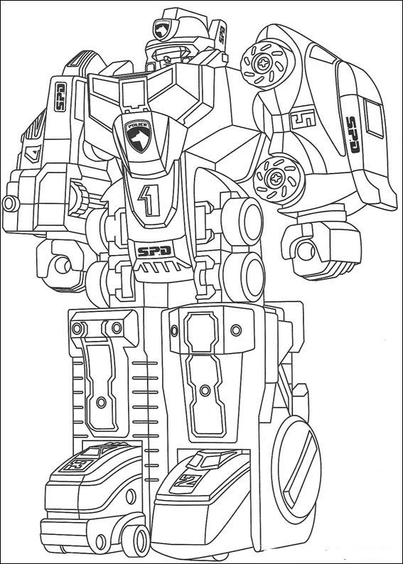 Dessin à colorier: Power Rangers (Super-héros et Super-vilains) #50020 - Coloriages à Imprimer Gratuits
