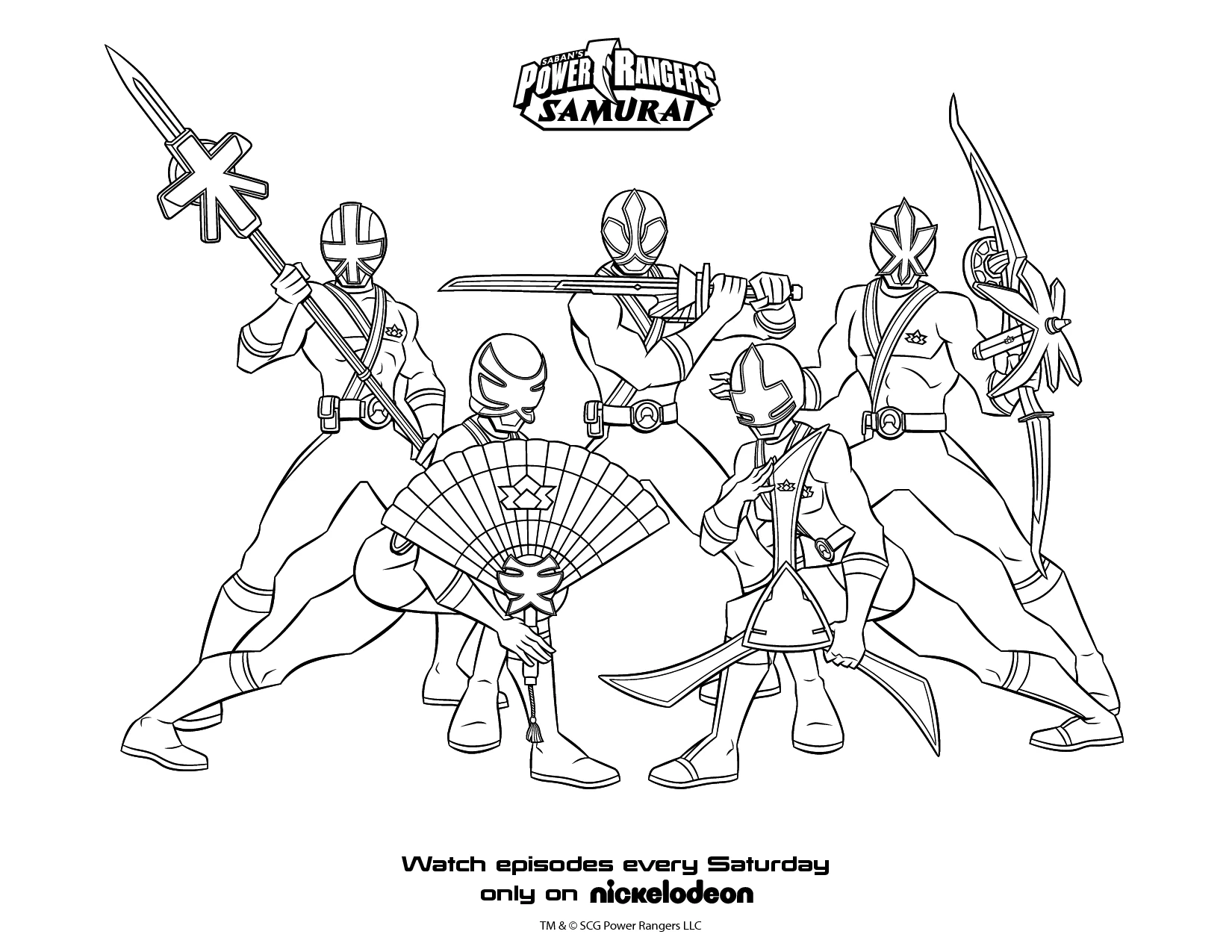 Dessin à colorier: Power Rangers (Super-héros et Super-vilains) #50040 - Coloriages à Imprimer Gratuits