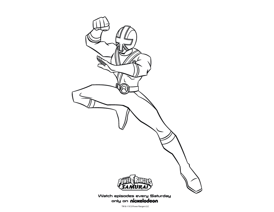 Dessin à colorier: Power Rangers (Super-héros et Super-vilains) #50045 - Coloriages à Imprimer Gratuits