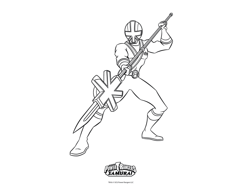 Dessin à colorier: Power Rangers (Super-héros et Super-vilains) #50046 - Coloriages à Imprimer Gratuits