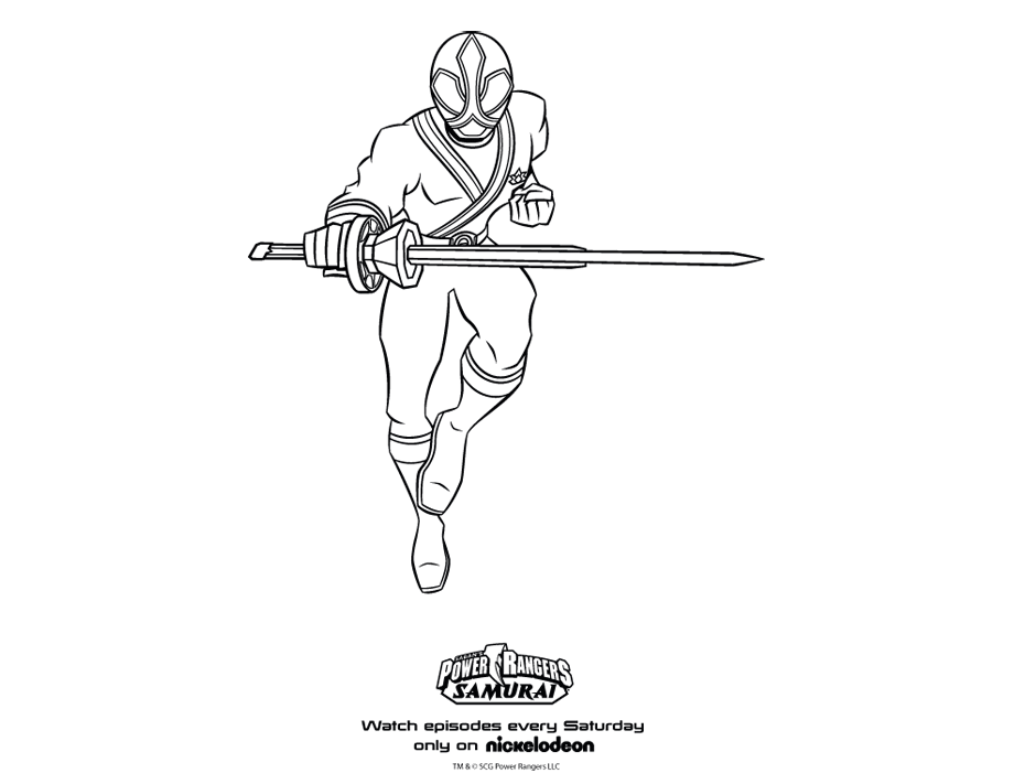 Dessin à colorier: Power Rangers (Super-héros et Super-vilains) #50048 - Coloriages à Imprimer Gratuits