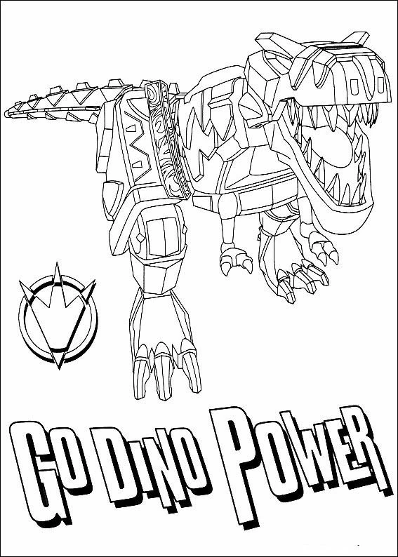 Dessin à colorier: Power Rangers (Super-héros et Super-vilains) #50050 - Coloriages à Imprimer Gratuits