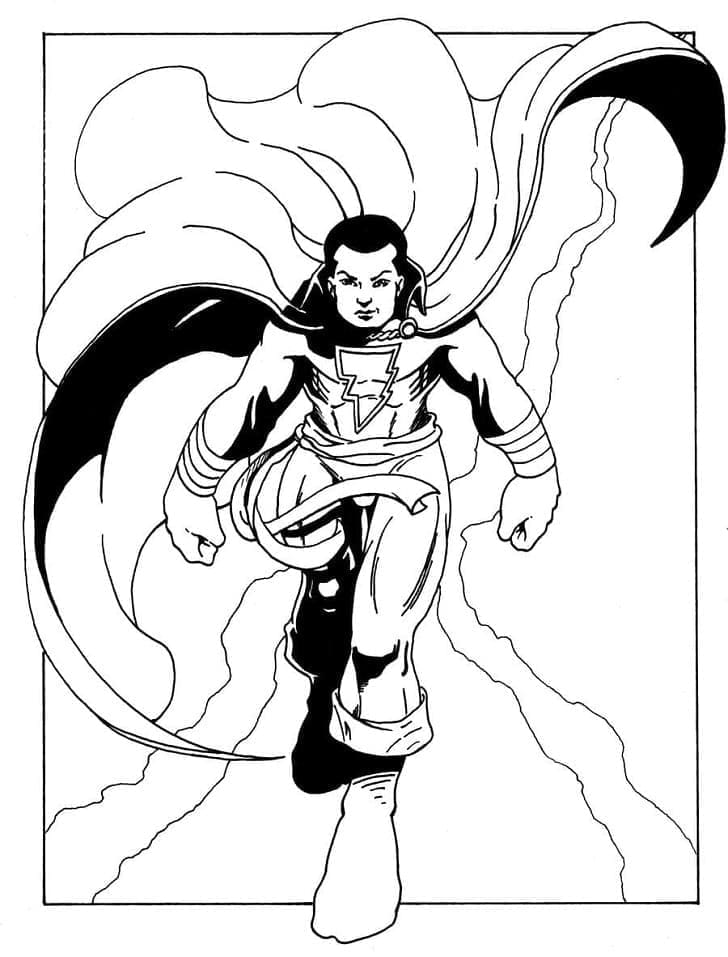 Coloriage gratuit Shazam #208420 de la collection Super-héros et Super-vilains à imprimer Coloriage gratuit Shazam #208420 de la collection Super-héros et Super-vilains à imprimer