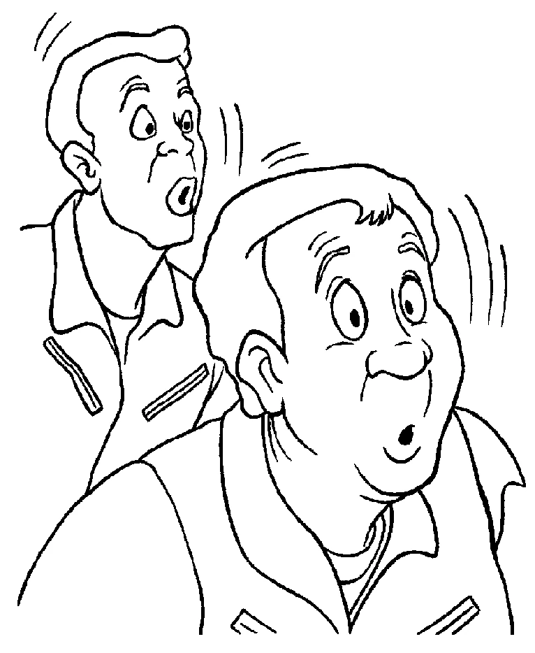 Dessin à colorier: SOS Fantômes (Super-héros et Super-vilains) #134054 - Coloriages à Imprimer Gratuits