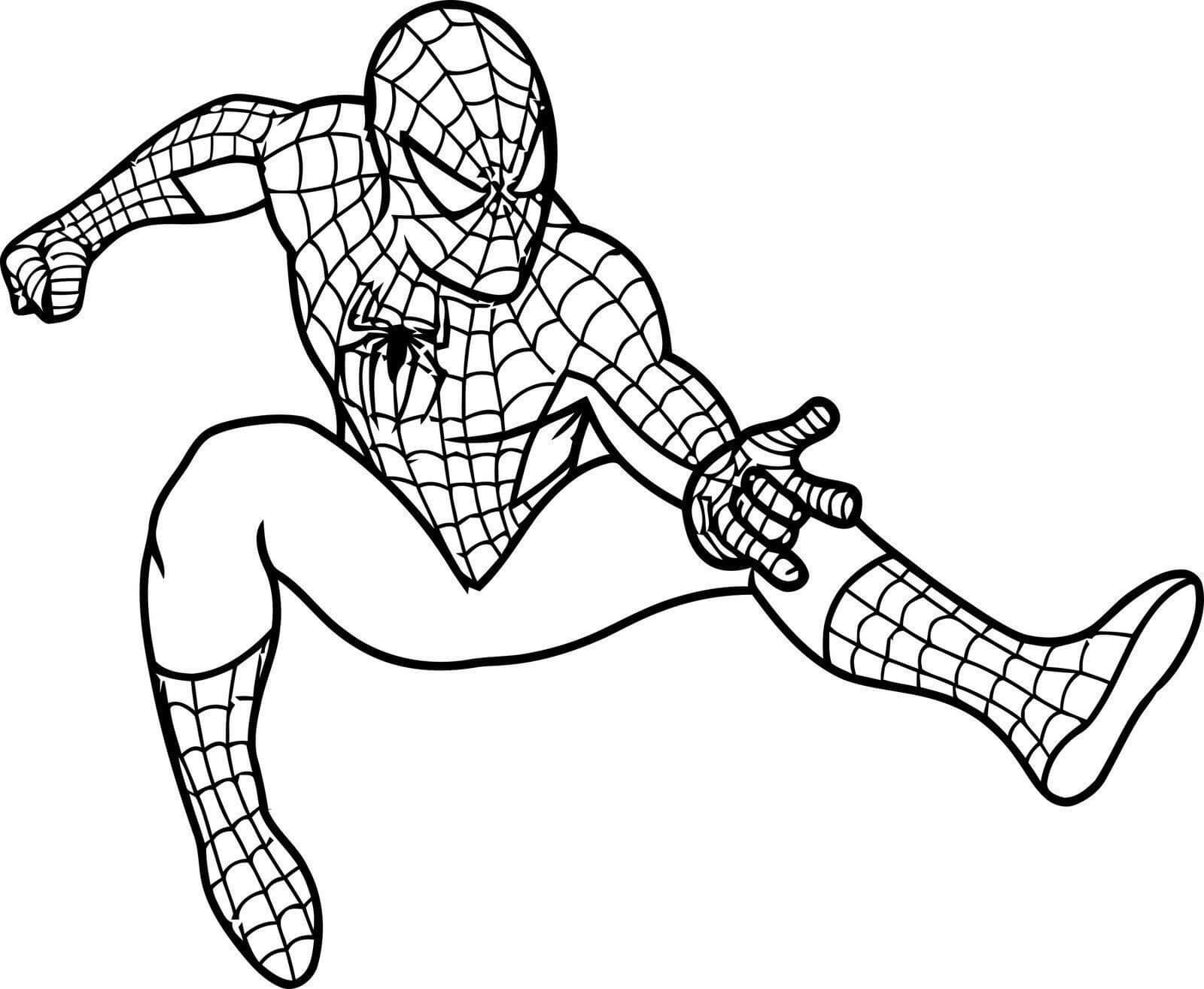 Coloriage gratuit pour enfants et adultes Spiderman #212201, collection Super-héros et Super-vilains Coloriage gratuit pour enfants et adultes Spiderman #212201, collection Super-héros et Super-vilains