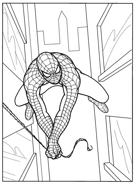 Dessin à colorier Spiderman #78693 issu de la collection Super-héros et Super-vilains, prêt à imprimer Dessin à colorier Spiderman #78693 issu de la collection Super-héros et Super-vilains, prêt à imprimer