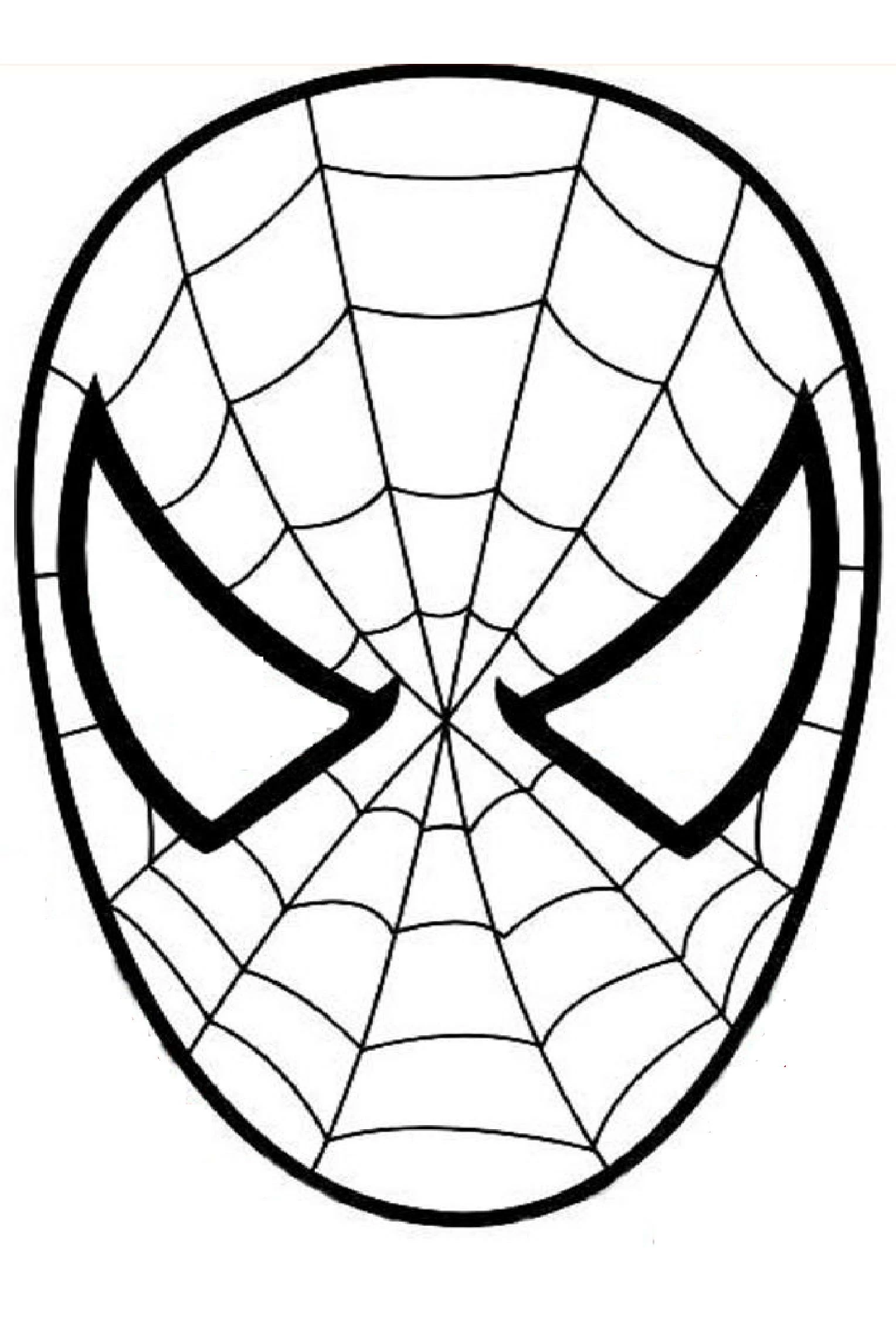 Coloriage Spiderman #78749 à imprimer gratuitement, extrait de la collection Super-héros et Super-vilains