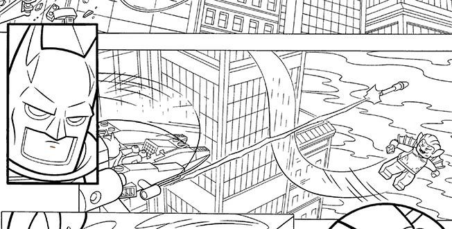 Coloriage gratuit Super Héros DC Comics #80217 de la collection Super-héros et Super-vilains à imprimer