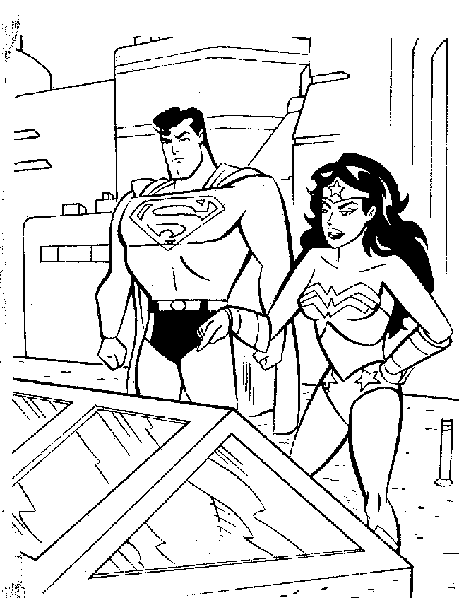 Coloriage gratuit Super Héros DC Comics #80240 de la collection Super-héros et Super-vilains à imprimer