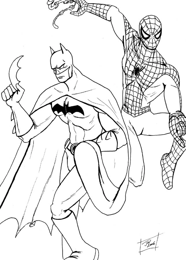 Coloriage gratuit Super Héros DC Comics #80247 de la collection Super-héros et Super-vilains à imprimer