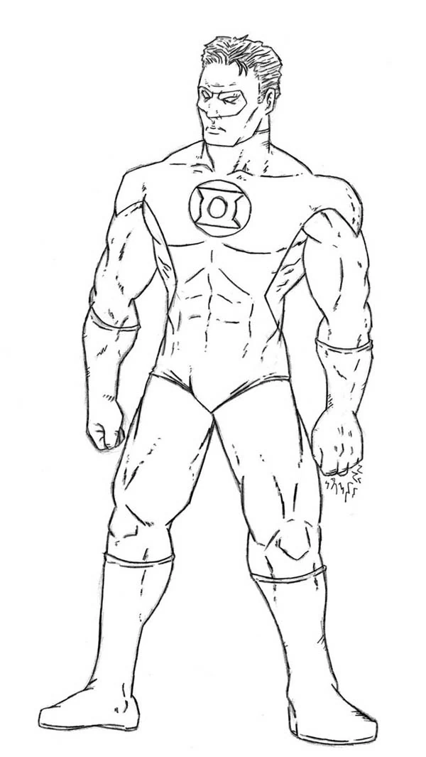 Dessin Super Héros DC Comics #80419 à colorier de la série Super-héros et Super-vilains, gratuit à télécharger et imprimer