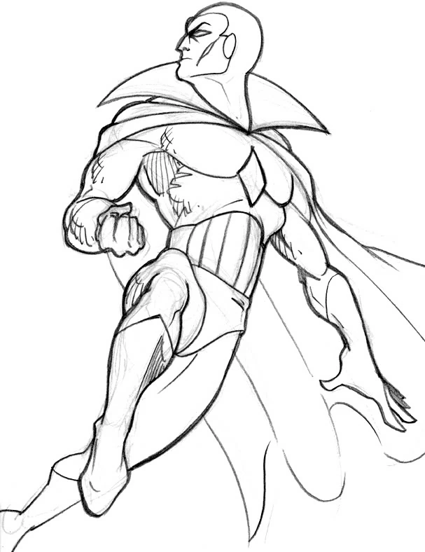 Coloriage gratuit Super Héros Marvel #79719 de la collection Super-héros et Super-vilains à imprimer