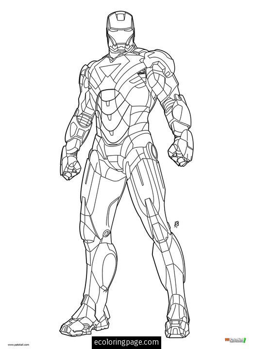 Dessin à colorier: Super Héros Marvel (Super-héros et Super-vilains) #79743 - Coloriages à Imprimer Gratuits