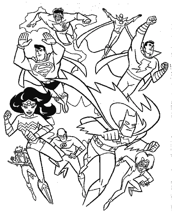 Dessin à colorier: Super Héros Marvel (Super-héros et Super-vilains) #79749 - Coloriages à Imprimer Gratuits
