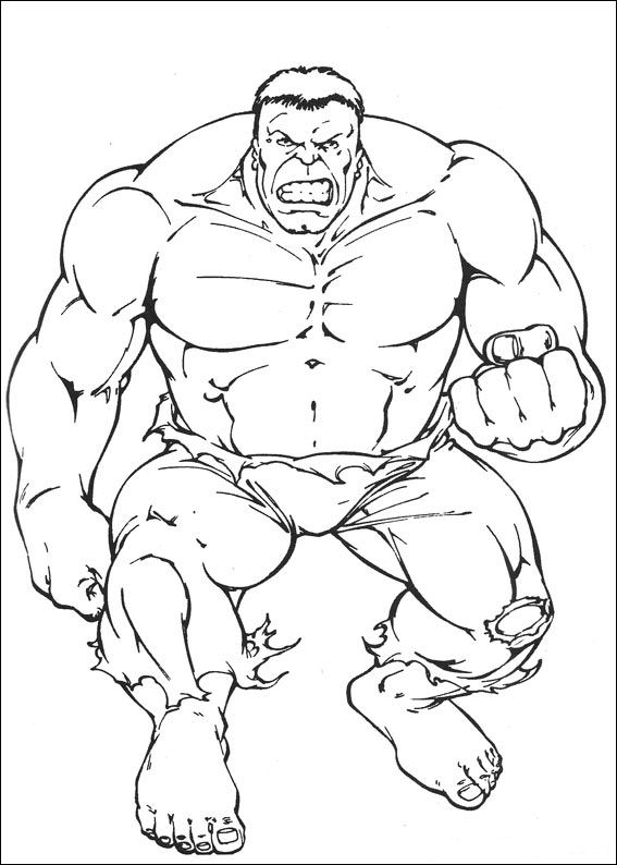 Coloriage imprimable Super Héros Marvel #79750 de la collection Super-héros et Super-vilains à colorier aux crayons