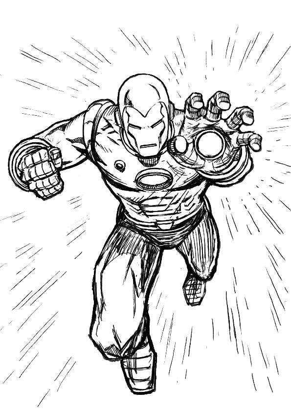 Coloriage gratuit pour enfants et adultes Super Héros Marvel #80040, collection Super-héros et Super-vilains