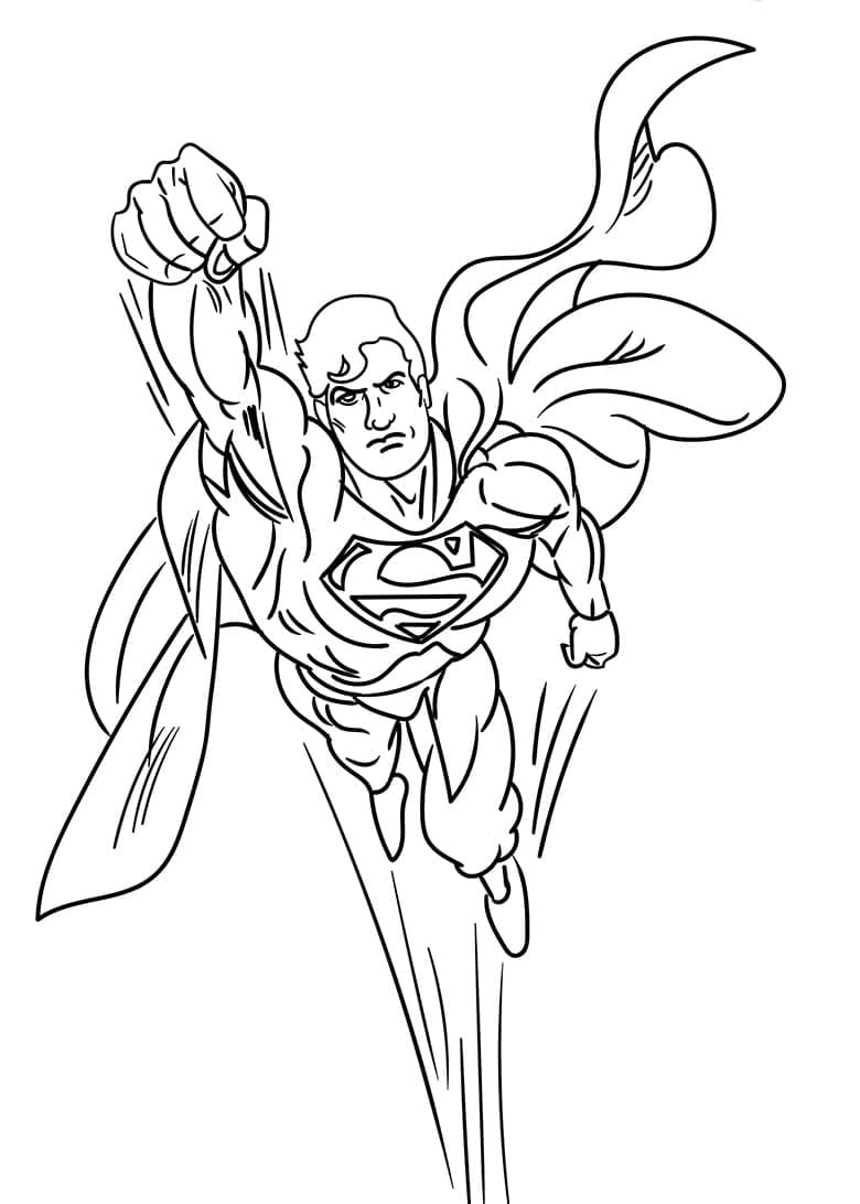 Coloriage gratuit pour enfants et adultes Superman #189572, collection Super-héros et Super-vilains Coloriage gratuit pour enfants et adultes Superman #189572, collection Super-héros et Super-vilains