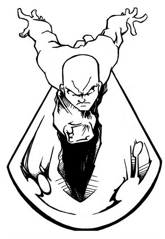 Dessin à colorier: Surfeur d'Argent (Super-héros et Super-vilains) #81160 - Coloriages à Imprimer Gratuits