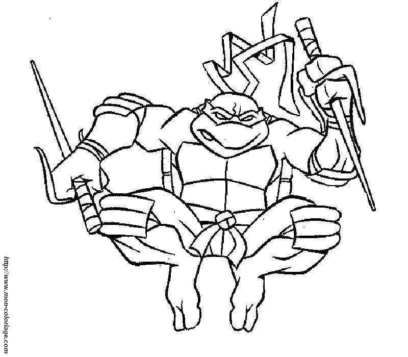Coloriage à imprimer Tortues Ninja #75498 de la série Super-héros et Super-vilains, gratuit pour enfants et adultes
