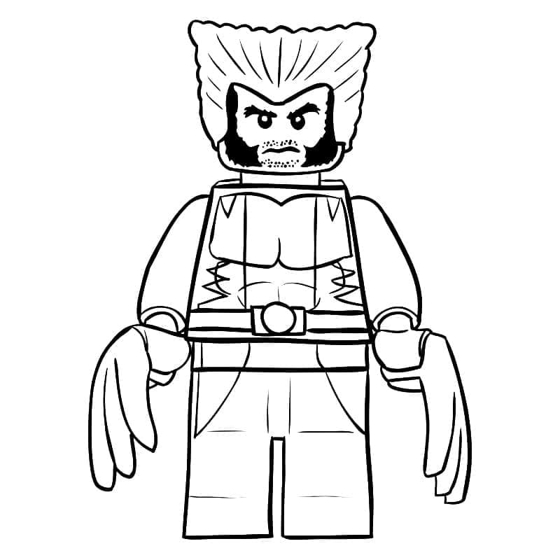 Dessin à colorier: Wolverine (Super-héros et Super-vilains) #185627 - Coloriages à Imprimer Gratuits