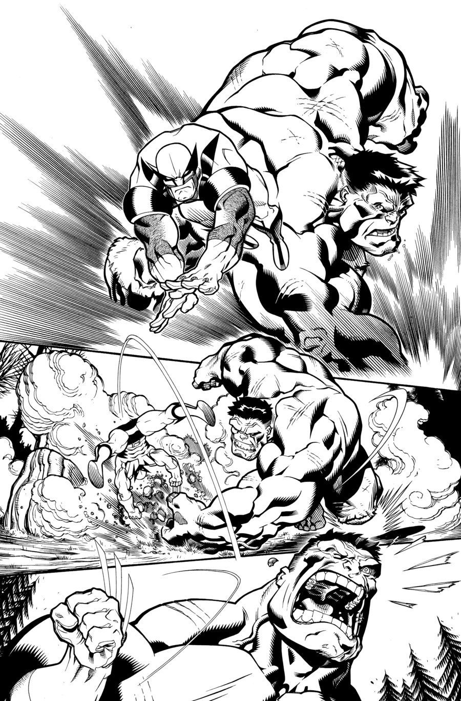 Dessin à colorier: Wolverine (Super-héros et Super-vilains) #74916 - Coloriages à Imprimer Gratuits