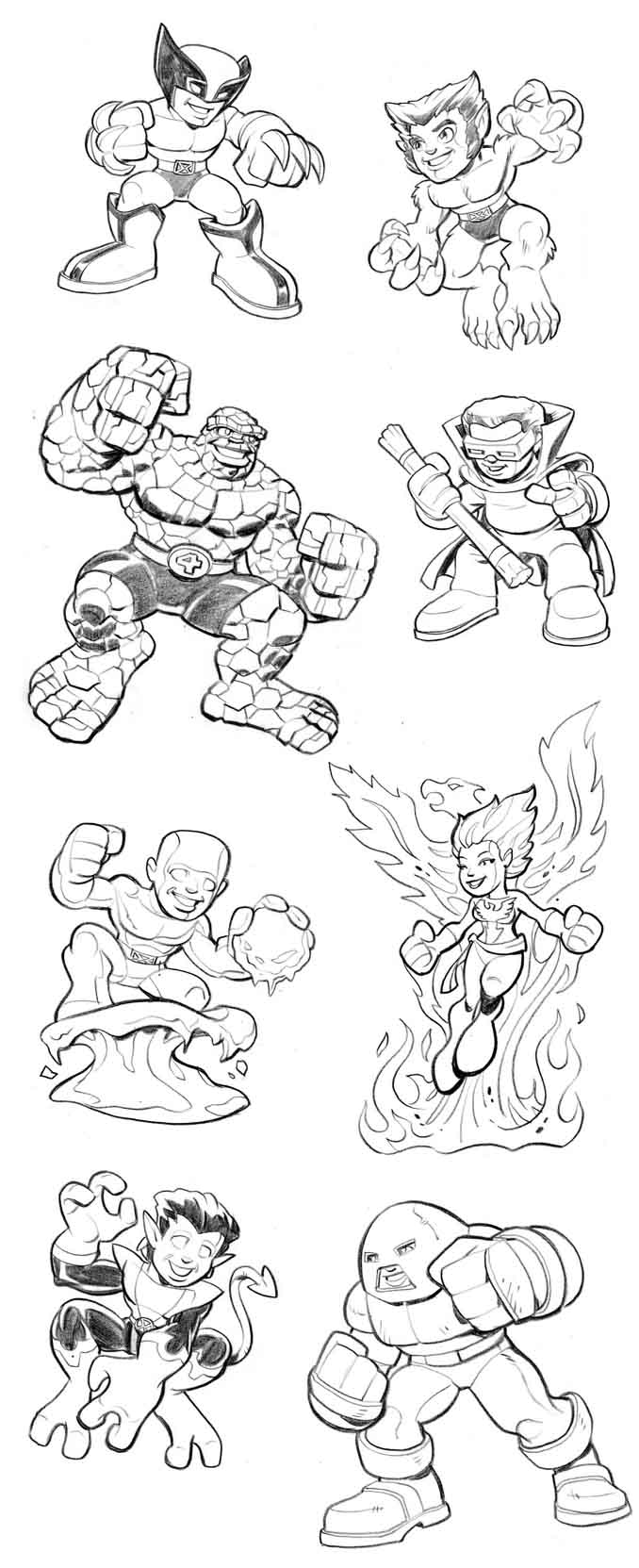 Dessin à colorier: Wolverine (Super-héros et Super-vilains) #74948 - Coloriages à Imprimer Gratuits