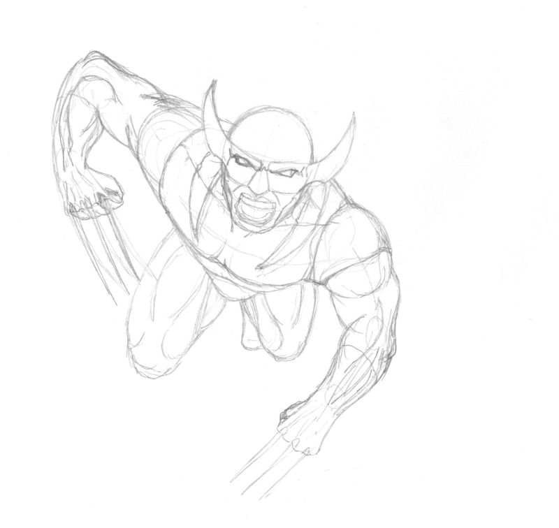 Dessin à colorier: Wolverine (Super-héros et Super-vilains) #74956 - Coloriages à Imprimer Gratuits