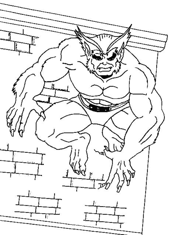Dessin à colorier: Wolverine (Super-héros et Super-vilains) #74997 - Coloriages à Imprimer Gratuits