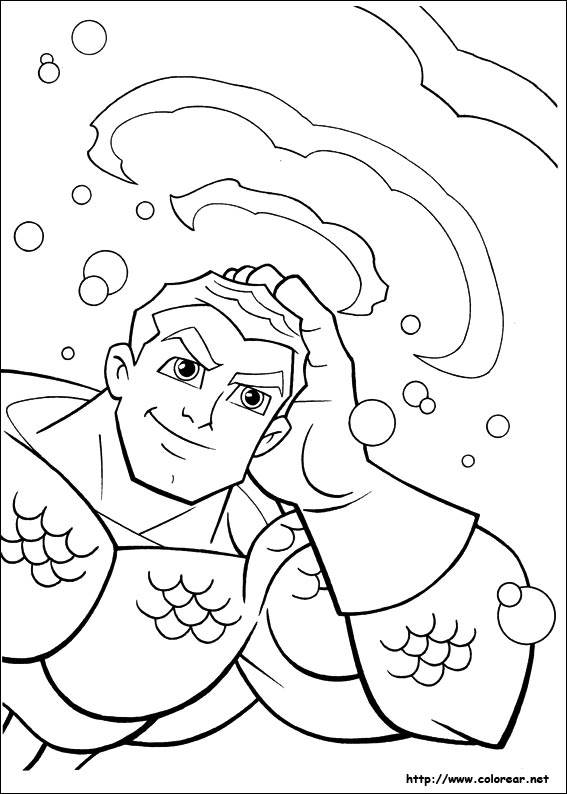 Dessin à colorier: Aquaman (Super-héros) #85051 - Coloriages à Imprimer Gratuits