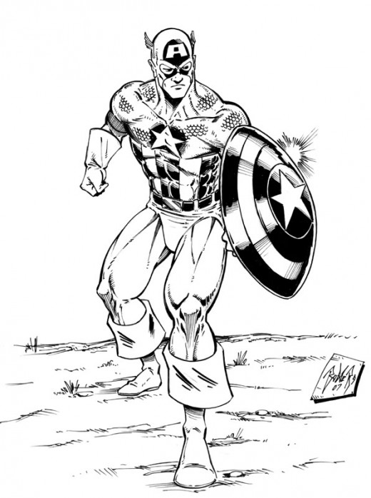 Dessin à colorier: Avengers (Super-héros) #74049 - Coloriages à Imprimer Gratuits