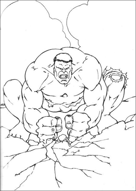 Dessin à colorier: Avengers (Super-héros) #74084 - Coloriages à Imprimer Gratuits