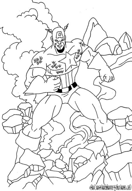 Dessin à colorier: Avengers (Super-héros) #74174 - Coloriages à Imprimer Gratuits
