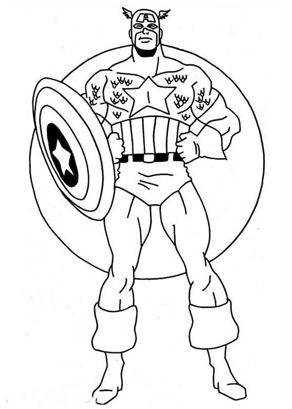Dessin à colorier: Avengers (Super-héros) #74211 - Coloriages à Imprimer Gratuits