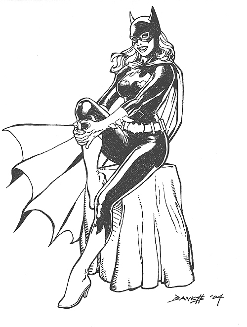 Dessin à colorier: Batgirl (Super-héros) #77735 - Coloriages à Imprimer Gratuits