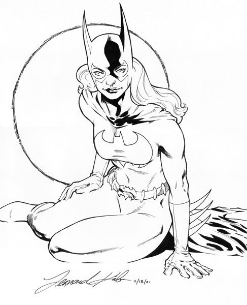 Dessin à colorier: Batgirl (Super-héros) #77749 - Coloriages à Imprimer Gratuits