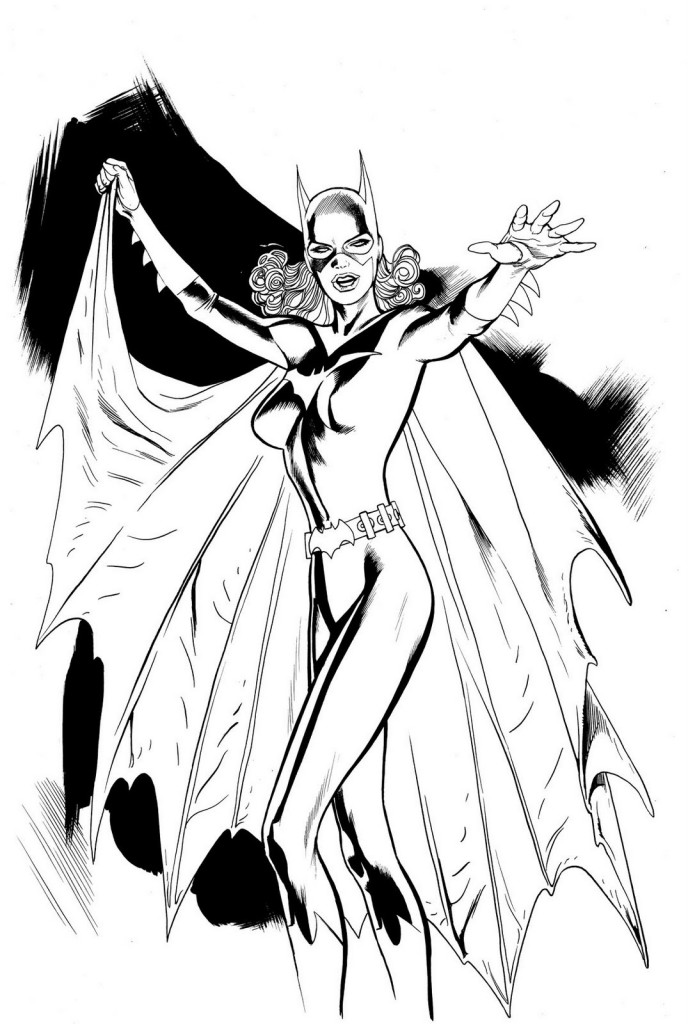 Dessin à colorier: Batgirl (Super-héros) #77832 - Coloriages à imprimer