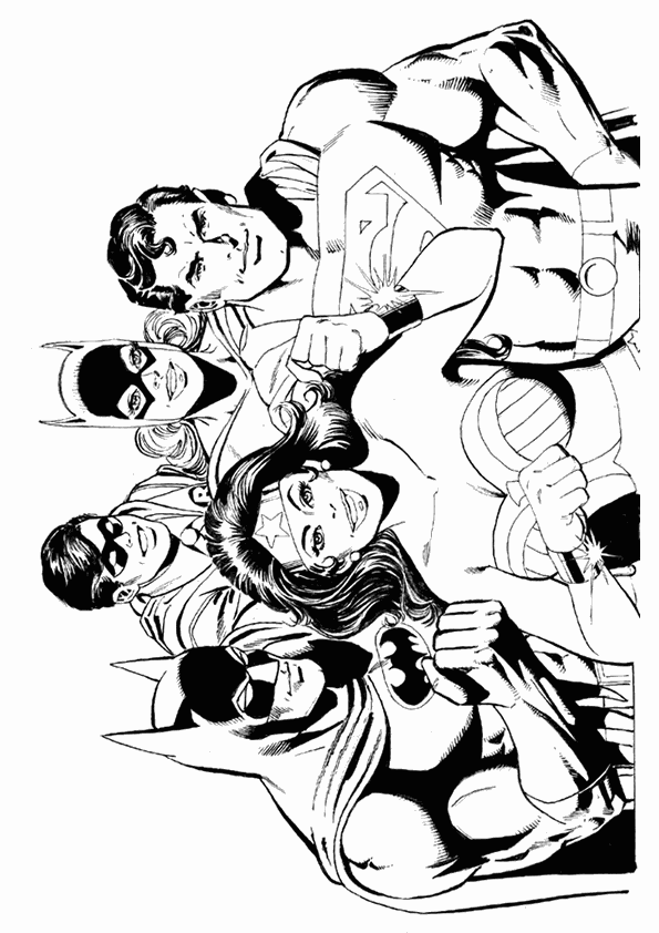Dessin à colorier: Batgirl (Super-héros) #77861 - Coloriages à Imprimer Gratuits