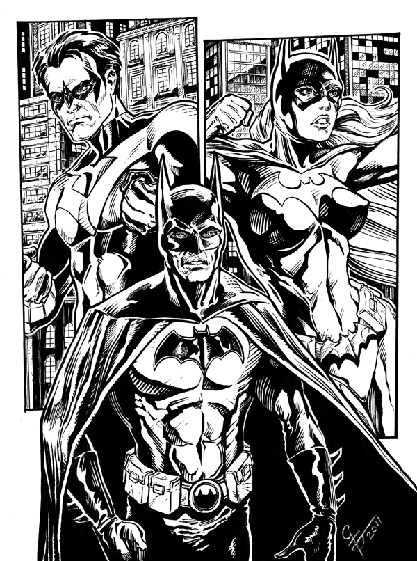 Dessin à colorier: Batgirl (Super-héros) #77898 - Coloriages à imprimer