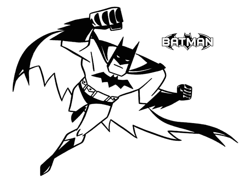 Dessin à colorier: Batman (Super-héros) #76830 - Coloriages à Imprimer Gratuits