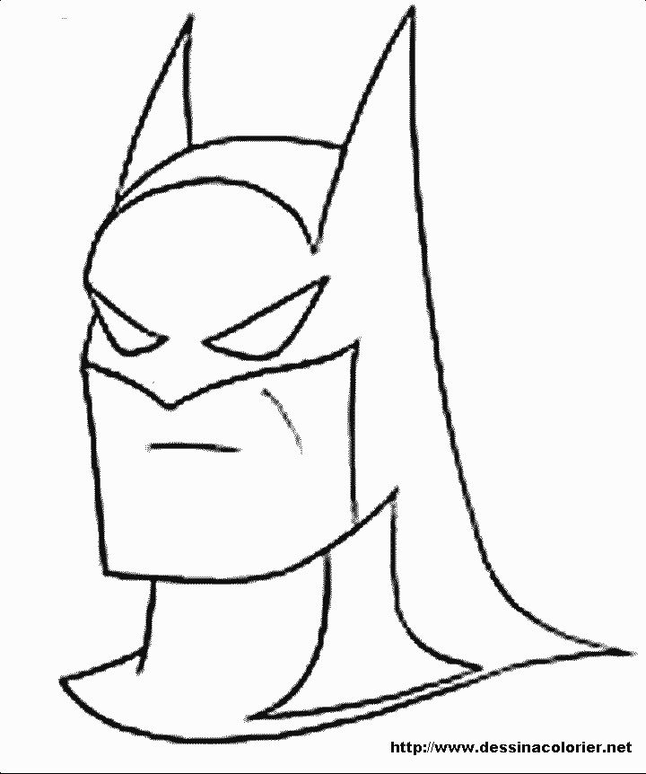 Dessin à colorier: Batman (Super-héros) #76840 - Coloriages à imprimer