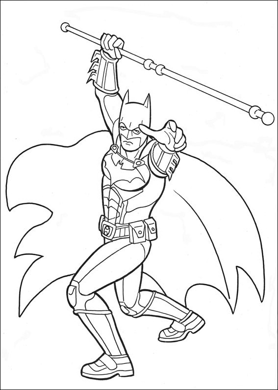 Dessin à colorier: Batman (Super-héros) #76844 - Coloriages à imprimer
