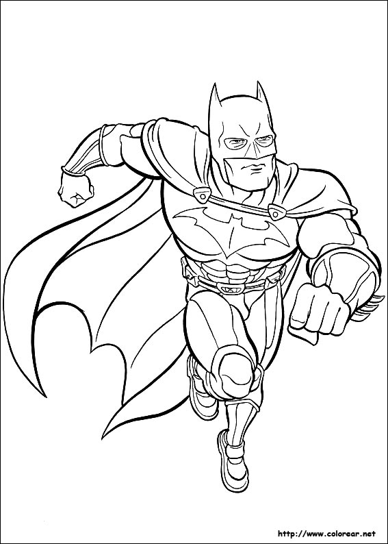 Dessin à colorier: Batman (Super-héros) #76863 - Coloriages à imprimer