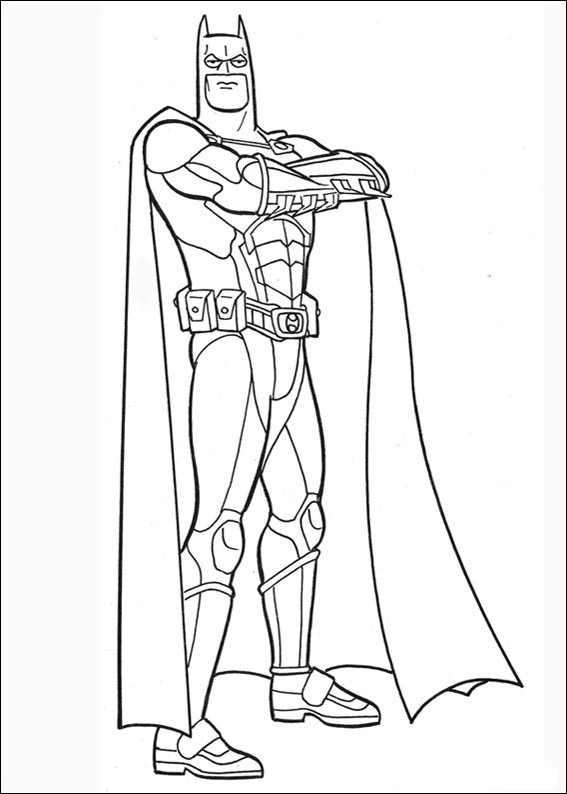 Dessin à colorier: Batman (Super-héros) #76872 - Coloriages à Imprimer Gratuits