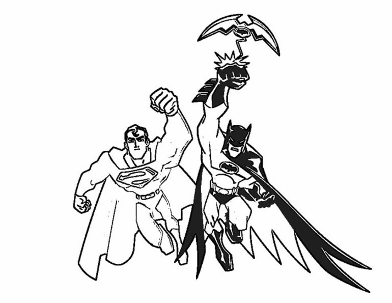 Dessin à colorier: Batman (Super-héros) #76895 - Coloriages à Imprimer Gratuits