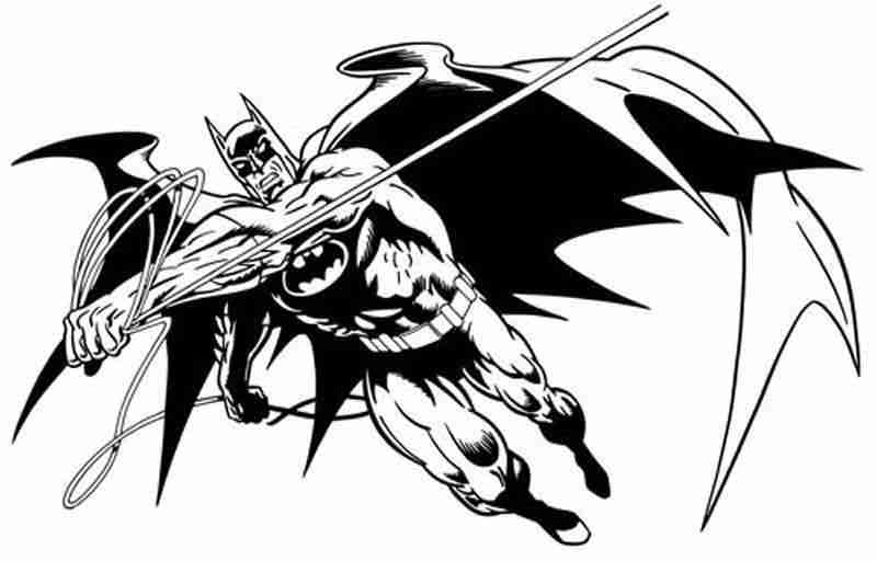 Dessin à colorier: Batman (Super-héros) #76926 - Coloriages à Imprimer Gratuits