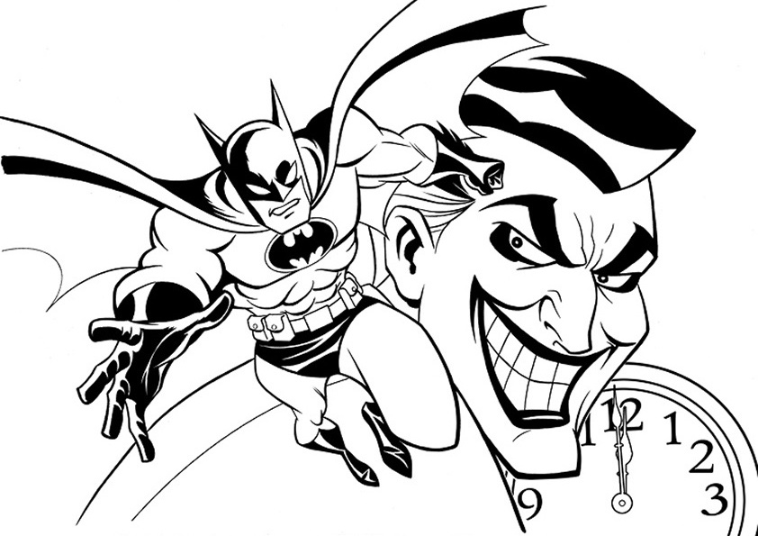 Dessin à colorier: Batman (Super-héros) #76967 - Coloriages à Imprimer Gratuits