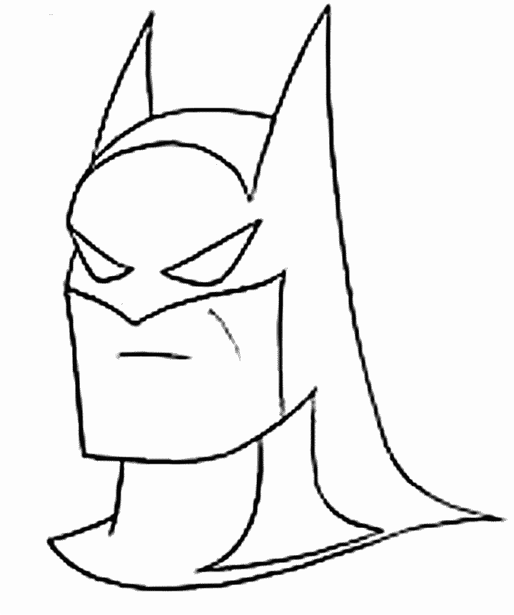 Dessin à colorier: Batman (Super-héros) #77005 - Coloriages à imprimer