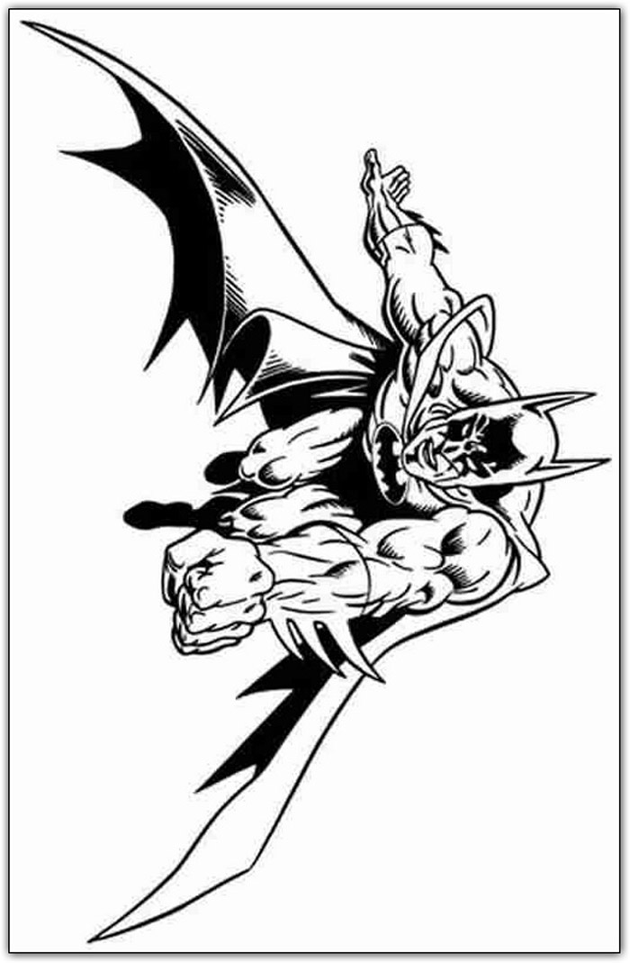 Dessin à colorier: Batman (Super-héros) #77051 - Coloriages à imprimer